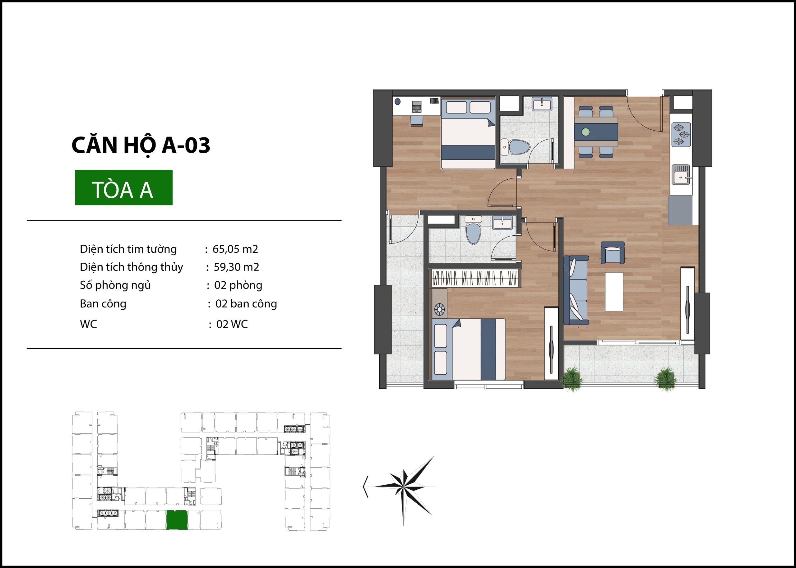 Căn Hộ A-03, B-03 Chung Cư BenHill