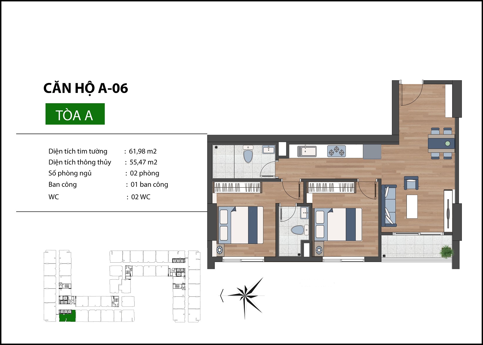Căn Hộ A-06, B-06 Chung Cư BenHill
