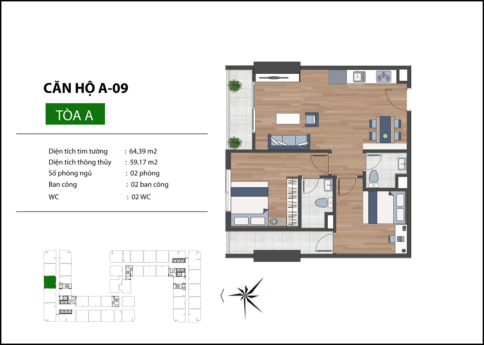 Căn Hộ A-09, B-09 Chung Cư BenHill