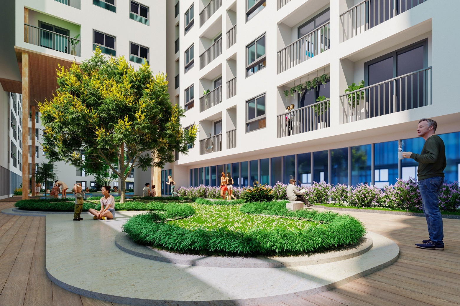 Công Viên Cây Xanh Chung Cư BenHill Thuận Giao