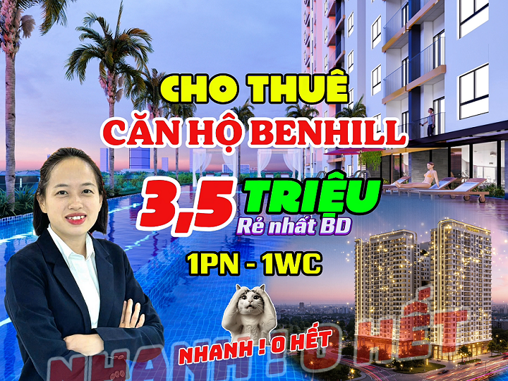 Giá thuê căn hộ benhill
