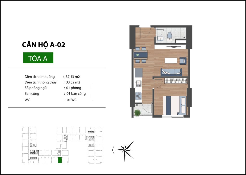 Căn Hộ A-02, B-02 Chung Cư BenHill